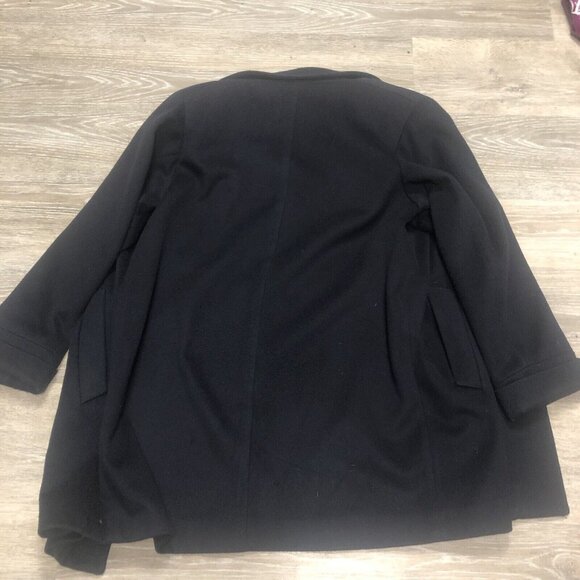 Vtg Forecaster of Boston Womens Pea Coat Size 8 Navy Blue Wool Jacket Made USA - Picture 9 of 9